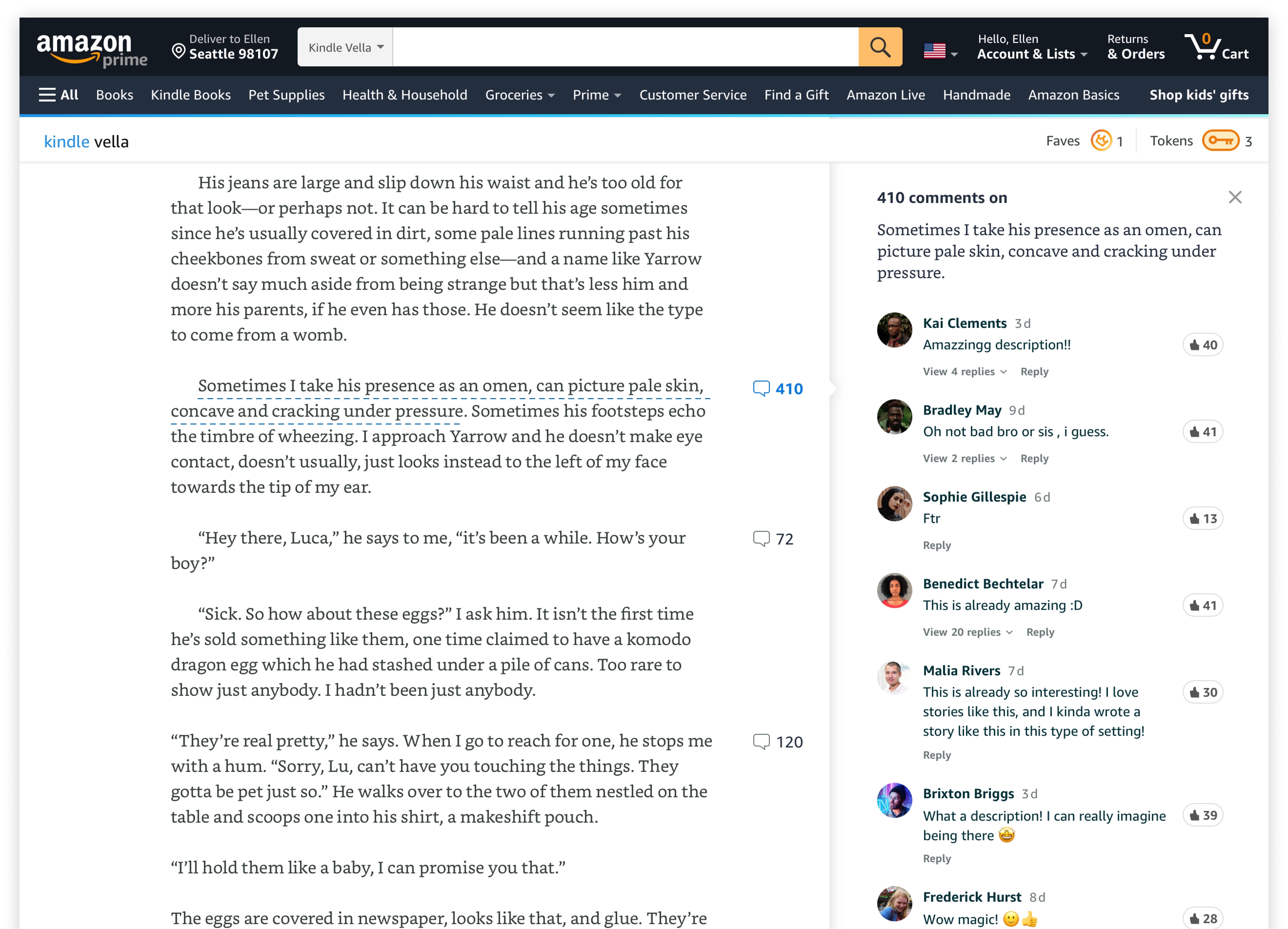 Re-imagining the desktop experience to accommodate inline comments